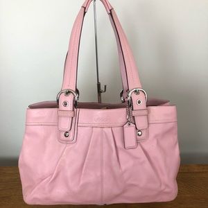 Coach | Pink Soho Leather Tote F13733